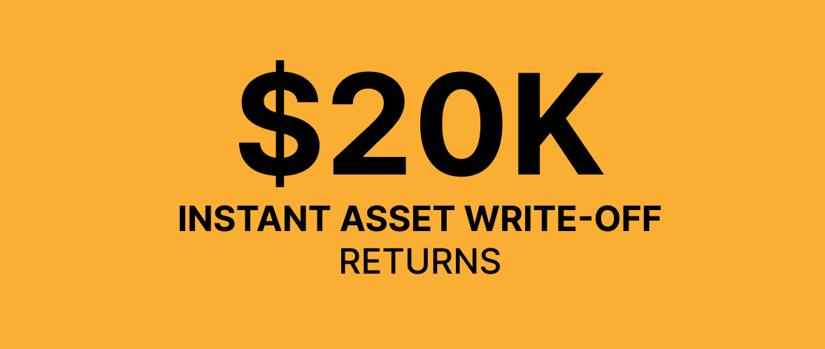 The $20k Instant Asset Write-Off Returns