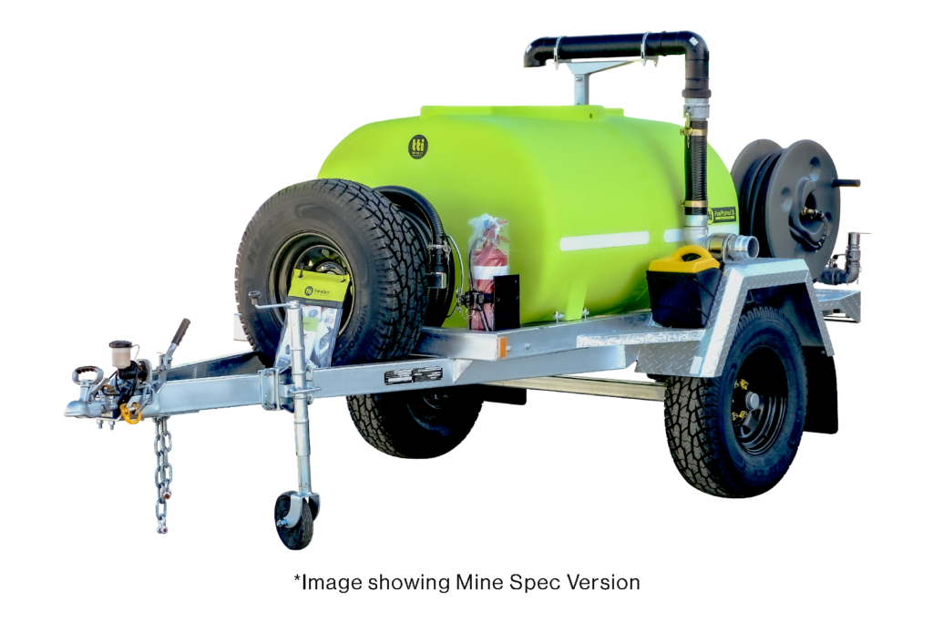 1000L FirePatrol15™ Fire Fighting Trailer With Pump Road Registerable