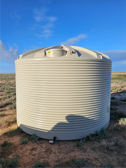 22,500ltr PolyMaster, Round Rainwater Tank